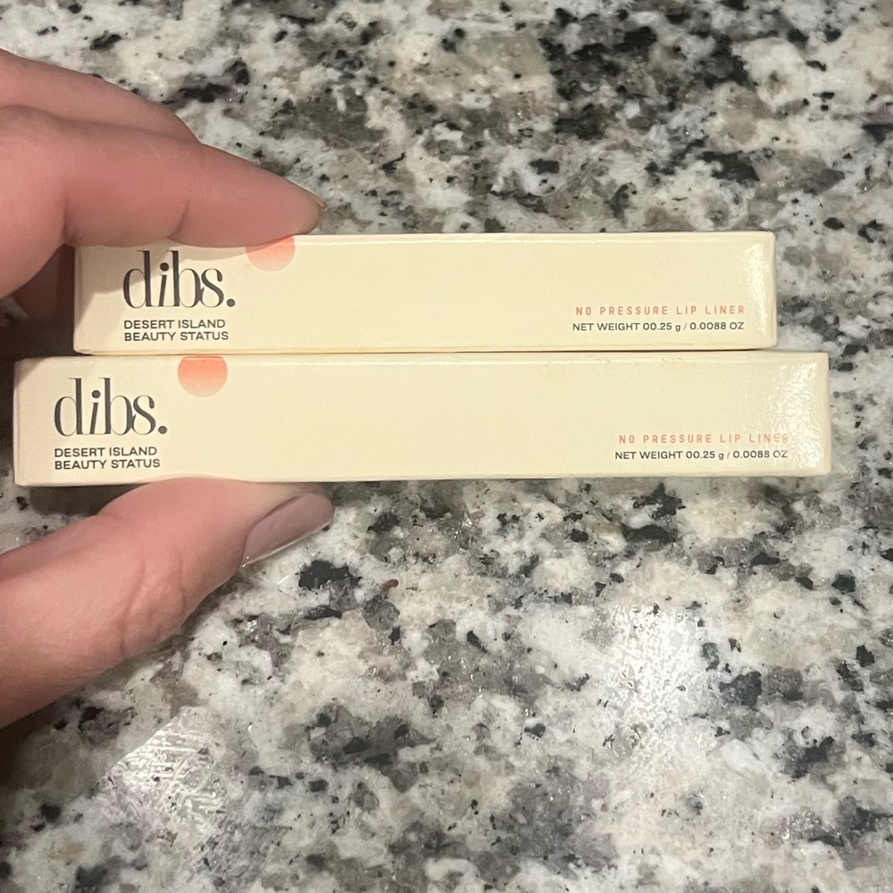 Dibs no pressure lip liners shades medium and 5 love language